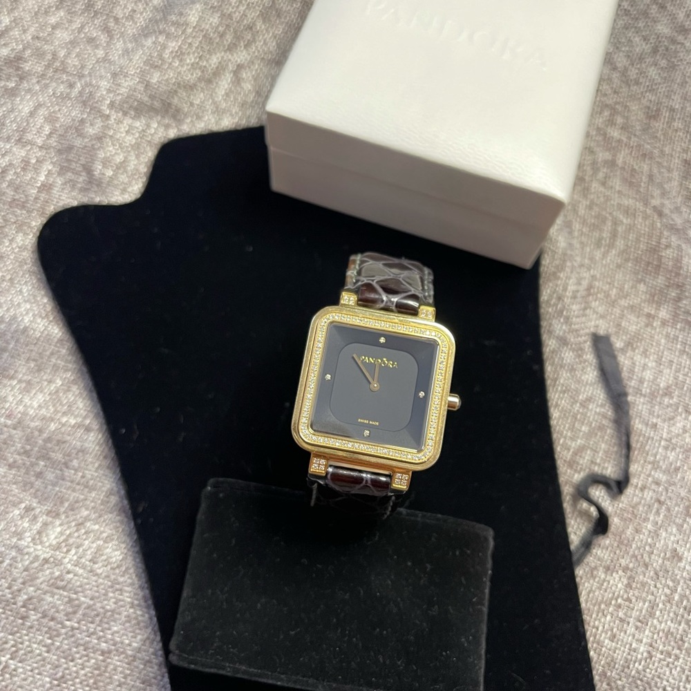 Pandora Grand Cushion Diamond Watch